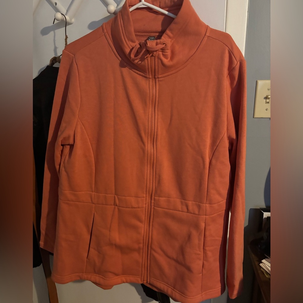 Joe Fresh Orange Off-the-Shoulder Sweater
